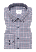SLIM FIT Hemd in weinrot kariert