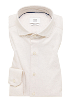 SLIM FIT Jersey Shirt in creme unifarben