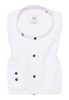 SLIM FIT Linen Shirt in weiß unifarben