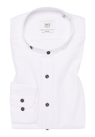SLIM FIT Linen Shirt in weiß unifarben