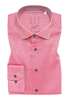 SLIM FIT Performance Shirt in bordeaux strukturiert