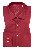 SLIM FIT Performance Shirt in rot unifarben
