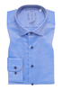SLIM FIT Performance Shirt in royal blau strukturiert