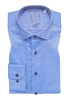 SLIM FIT Performance Shirt in royal blau strukturiert