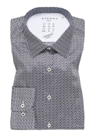 SLIM FIT Performance Shirt in schwarz bedruckt