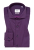 SLIM FIT Soft Luxury Shirt in burgunder unifarben