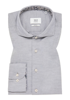 SLIM FIT Soft Luxury Shirt in grau unifarben