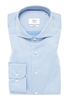 SLIM FIT Soft Luxury Shirt in hellblau unifarben