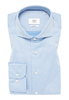 SLIM FIT Soft Luxury Shirt in hellblau unifarben