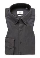 SLIM FIT Soft Luxury Shirt in navy unifarben