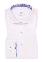SLIM FIT Soft Luxury Shirt in rosa unifarben
