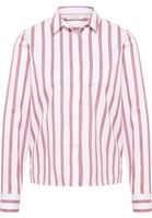 Soft Luxury Shirt Bluse in pink gestreift