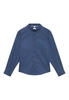 Soft Luxury Shirt in denim unifarben
