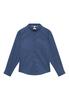 Soft Luxury Shirt in denim unifarben