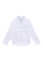 Soft Luxury Shirt in weiß unifarben