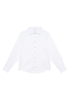 Soft Luxury Shirt in weiß unifarben