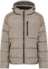 Steppjacke in beige unifarben