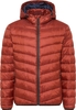Steppjacke in orange unifarben