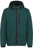 Steppjacke in smaragd unifarben