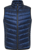 Steppweste in indigo unifarben