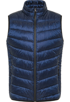 Steppweste in indigo unifarben