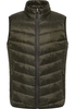 Steppweste in olive unifarben