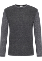 Strick Pullover in anthrazit strukturiert