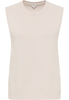 Strick Pullover in beige unifarben