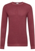 Strick Pullover in berry unifarben
