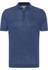 Strick Pullover in denim unifarben