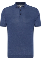 Strick Pullover in denim unifarben