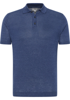 Strick Pullover in denim unifarben