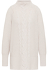 Strick Pullover in elfenbein unifarben