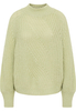 Strick Pullover in gelb unifarben