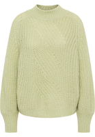 Strick Pullover in gelb unifarben