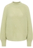 Strick Pullover in gelb unifarben