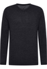 Strick Pullover in graphit unifarben