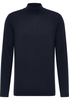 Strick Pullover in navy unifarben