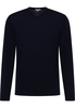 Strick Pullover in navy unifarben