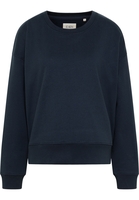 Strick Pullover in navy unifarben