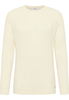 Strick Pullover in off-white unifarben