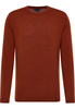 Strick Pullover in orange unifarben