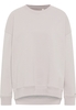 Strick Pullover in steingrau unifarben