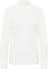 Strick Pullover in weiß unifarben
