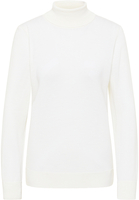 Strick Pullover in weiß unifarben