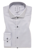 SUPER SLIM Performance Shirt in grau strukturiert