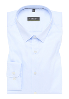 SUPER SLIM Performance Shirt in himmelblau unifarben