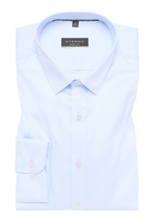 SUPER SLIM Performance Shirt in himmelblau unifarben