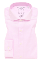 SUPER SLIM Performance Shirt in rosa strukturiert