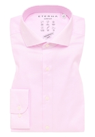 SUPER SLIM Performance Shirt in rosa strukturiert